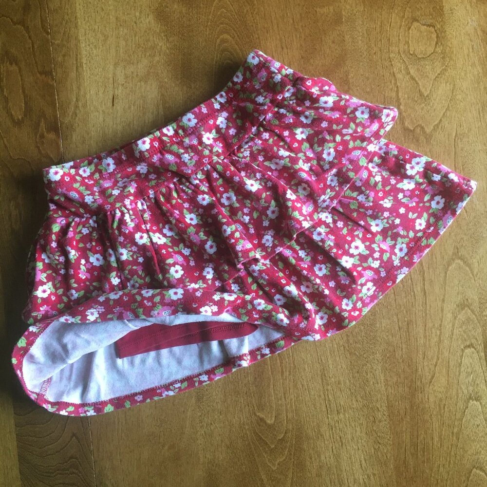 Gymboree floral skort 6